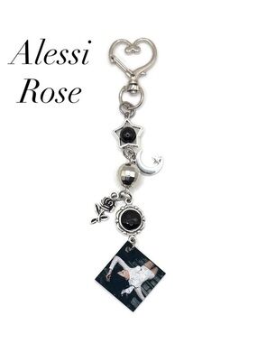 Alessi Rose Voyeur Deluxe Album Charm Keychain | Purse Charm